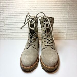 RAG & BONE Shiloh Lace-Up Jungle Boots Suede Leather Combat Boots NEW SZ 36